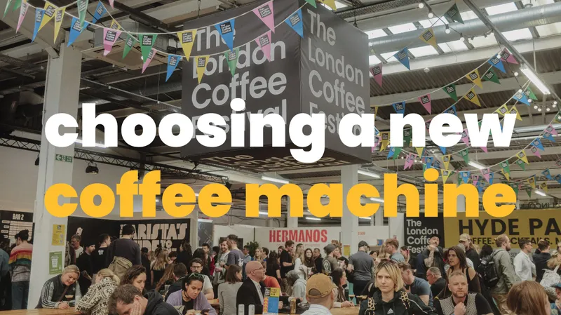 Choosing a new coffee machine blog image